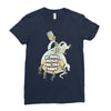 ghost just here for the boos Ladies Fitted T-Shirt