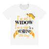 i'm not a widow i'm a wife to a husband with wings All Over Women's T-shirt