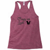 crazy cat lady Racerback Tank