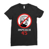 Impeach 45 Stop Trump Ladies Fitted T-Shirt