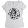 the mountains Women's Triblend Scoop T-shirt