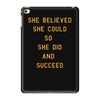 she believed iPad Mini 4