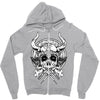 skull viking Zipper Hoodie