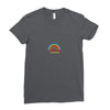 California Sunrise Pocket Ladies Fitted T-Shirt