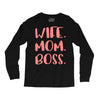 wife boss mom Long Sleeve Shirts