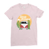 Sleep Around Ladies Fitted T-Shirt