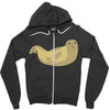 anjing laut Zipper Hoodie
