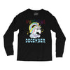 unicorns are born in december cute unicorn Long Sleeve Shirts