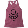monster face (2) Racerback Tank