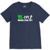 zombie never give up fun V-Neck Tee