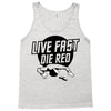 live fast die red Tank Top