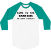 come to the dark side we have cookies t shirt x large funny awesome st 3/4 Sleeve Shirt