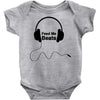 feed me beats Baby Bodysuit
