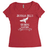 buffalo bill's rubbing lotion Women's Triblend Scoop T-shirt