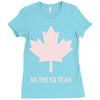 canada eh team Ladies Fitted T-Shirt