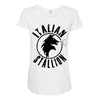 italian stallion Maternity Scoop Neck T-shirt