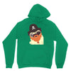 pug in a crew Hoodie