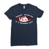 December  Peeking Out Asian Baby Girl Ladies Fitted T-Shirt