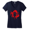 metal gear solid Women's V-Neck T-Shirt