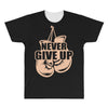 Never Give Up Uterine Cancer Awareness All Over Men's T-shirt