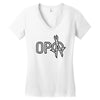 opa logo Women's V-Neck T-Shirt