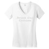 drunk guy costume Women's V-Neck T-Shirt