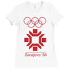 sarajevo 1984 84' olympic Ladies Fitted T-Shirt