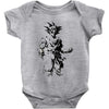 saiyan sun Baby Bodysuit