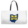 ohio for michigan Weekender Totes