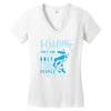 fishing isn't for everyone Women's V-Neck T-Shirt