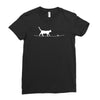 rope heart cat Ladies Fitted T-Shirt