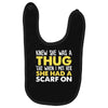 knew she was a thug Baby Bibs