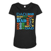 best dad Maternity Scoop Neck T-shirt