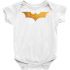 Batman Gold Logo Baby Bodysuit