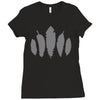 bird feathers nature Ladies Fitted T-Shirt