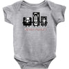 never forget casette diskette Baby Bodysuit