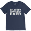 okayest girlfriend ever V-Neck Tee