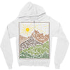 mountain line Zipper Hoodie