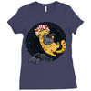 rebel cattack Ladies Fitted T-Shirt