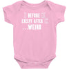 i before e except after c Baby Onesie