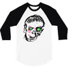 punk zombie baseball 3/4 Sleeve Shirt