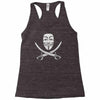 mask of modern mutiny Racerback Tank