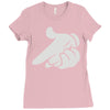 mickey hands gun Ladies Fitted T-Shirt