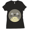 totoro Ladies Fitted T-Shirt