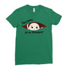 December Peeking Out Baby Boy in Spanish Ladies Fitted T-Shirt