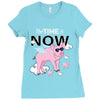 the time is now Ladies Fitted T-Shirt