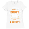humor book t shirt Ladies Fitted T-Shirt