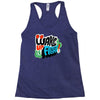 wake up and fight Racerback Tank