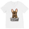 where's my coffee V-Neck Tee