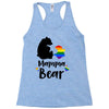 mama bear gay pride Racerback Tank